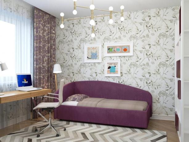 يمكن أن تمسح ورق الحائط خلف الأريكة أو السرير بشكل أسرع من التركيب