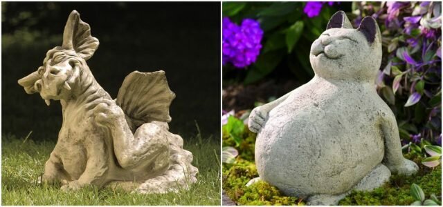 كيفية جعل بنفسك حديقة التماثيل الخرسانة الخاصة