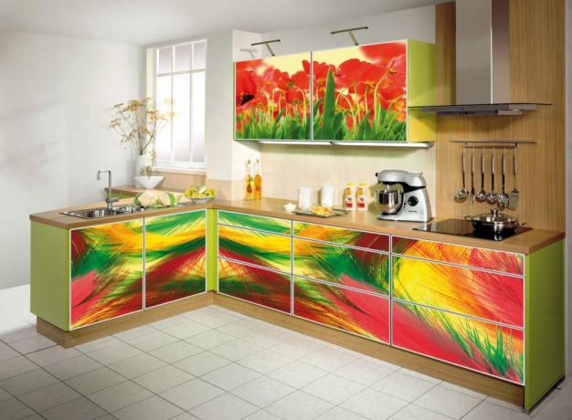 طباعة الصور على واجهات المطبخ