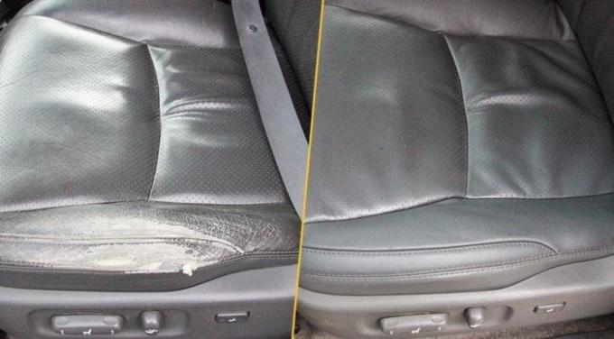 ويمكن أيضا أن تنكر سحجات صغيرة على مقاعد من الجلد، ولكن إلحاق أضرار جسيمة تتطلب إصلاحات مكلفة. | صور: amdplus.ru.