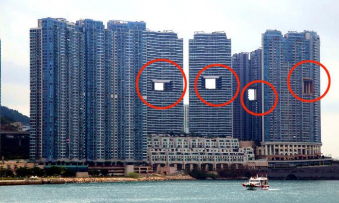 "راشح" ناطحات السحاب في هونغ كونغ.