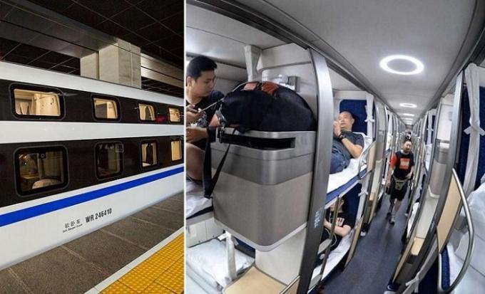 أطلقت الصين لمسافات طويلة تسلسل قطار الليل.