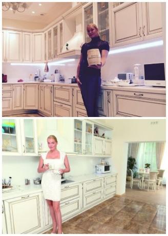 أناستاسيا فولوتشكوفا في مطبخها.