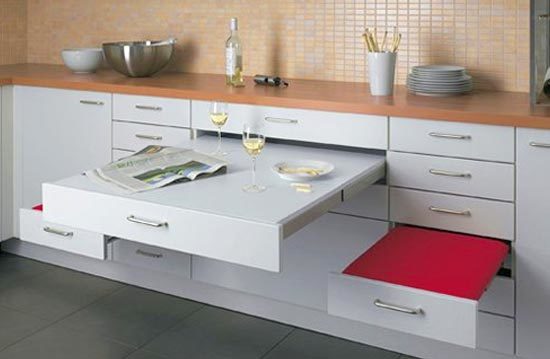 تصميم أثاث المطبخ لمطبخ صغير
