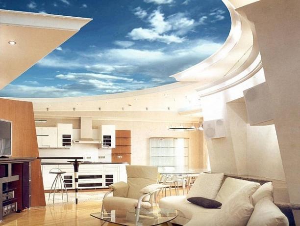 زخرفة السقف في المطبخ - تقنيات التصميم الحديثة