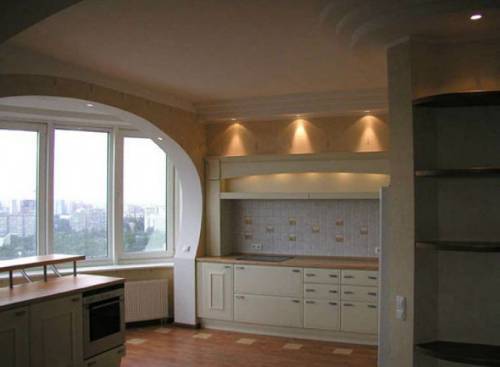 تصميم مطبخ 9 متر مربع مع شرفة