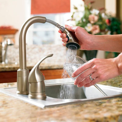 سيكون غسل حوض المطبخ بمثل هذا الجهاز أسهل بكثير.