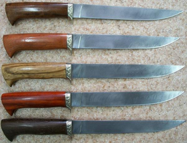 تصنع السكاكين من الفولاذ المختلفة. / صور: specnazdv.ru.