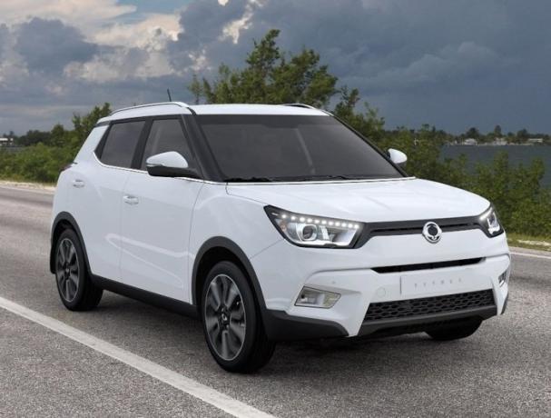 كروس صغير الكورية سانغ يونغ تيفولي. | صور: ssangyong.autoua.net.