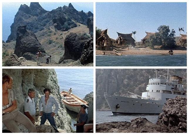 شظايا من قراصنة الفيلم من القرن العشرين (1979) - أول السوفيتي kinoboevika (كيب Tarhankut، شبه جزيرة القرم).