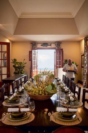 غرفة الطعام الرائعة، الذي هو دائما كامل من الضيوف. | صور: تياجو مولينوس (تياغو مولينوس).