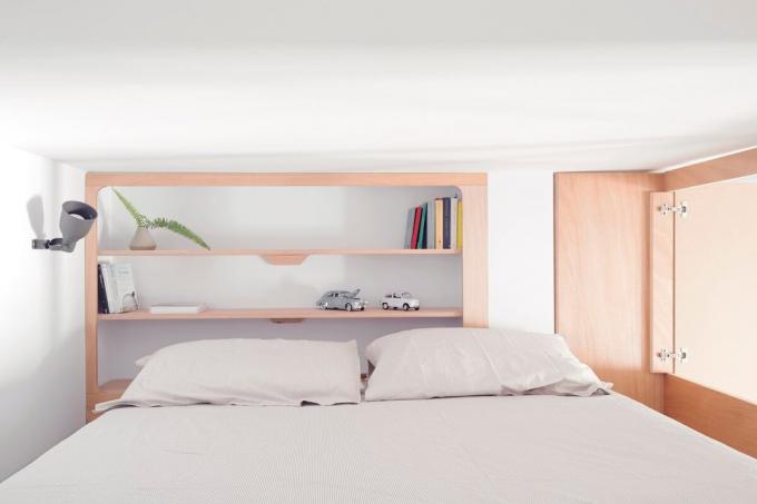Odnushka محول: كيفية تناسب غرفة المعيشة 35 مترا مربعا، وغرفتي نوم